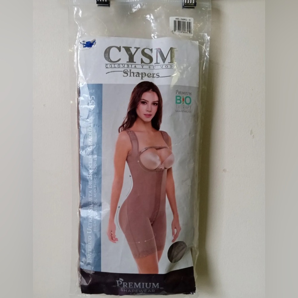 CYSM Shapers High Control Mid Thigh Bodysuit  Size S